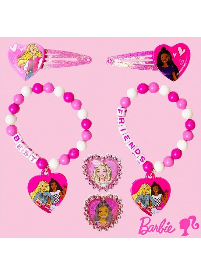 Barbie Accrssories Girls Bff 6 Piece Toy Jewelry Box Set With 2 Rings 2 Bead Bracelets And Snap Hair Clips Ages 3+ - pzsku/Z8B7A3EEA905CC11A5D86Z/45/_/1698062460/645961a9-d273-40e8-b5b8-d7131ace19f3