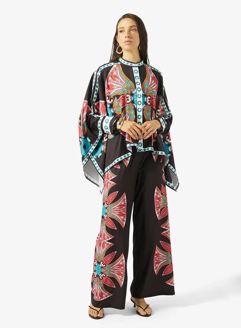 Soleira Printed Top & Pant Set