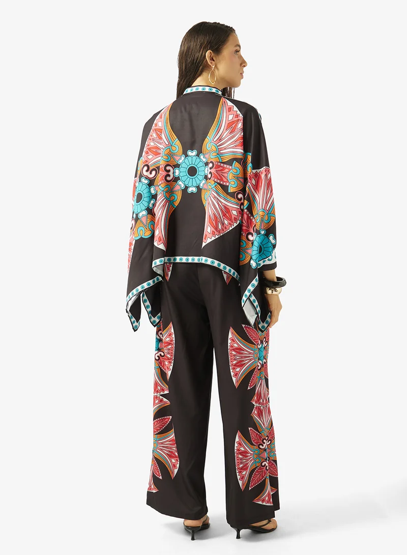Soleira Printed Top & Pant Set