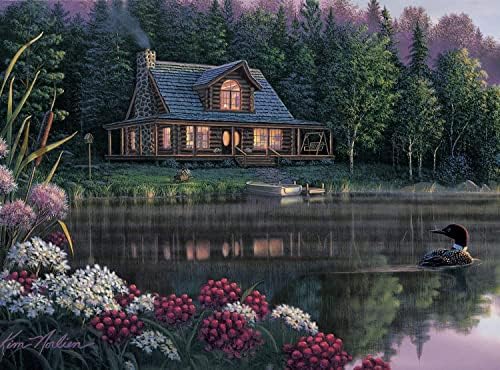 Ledgebay Paint by Numbers Kit for Adults: Beginner to Advanced Number Painting Kit - Fun DIY Arts & Crafts | Color by Numbers for Adults - Kits Include - (Still Waters 16" x 20" Unframed) - Image 1