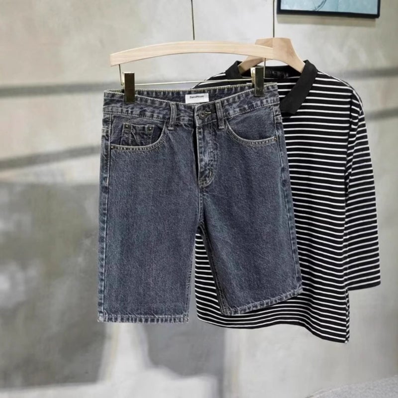 Unisex Casual Daily Denim Jeans - Image 2
