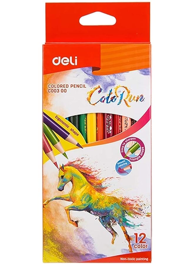 Deli Ec00300 Colored Pencil Good Quality Lead For Smooth Coloring Ec00300 - Image 1