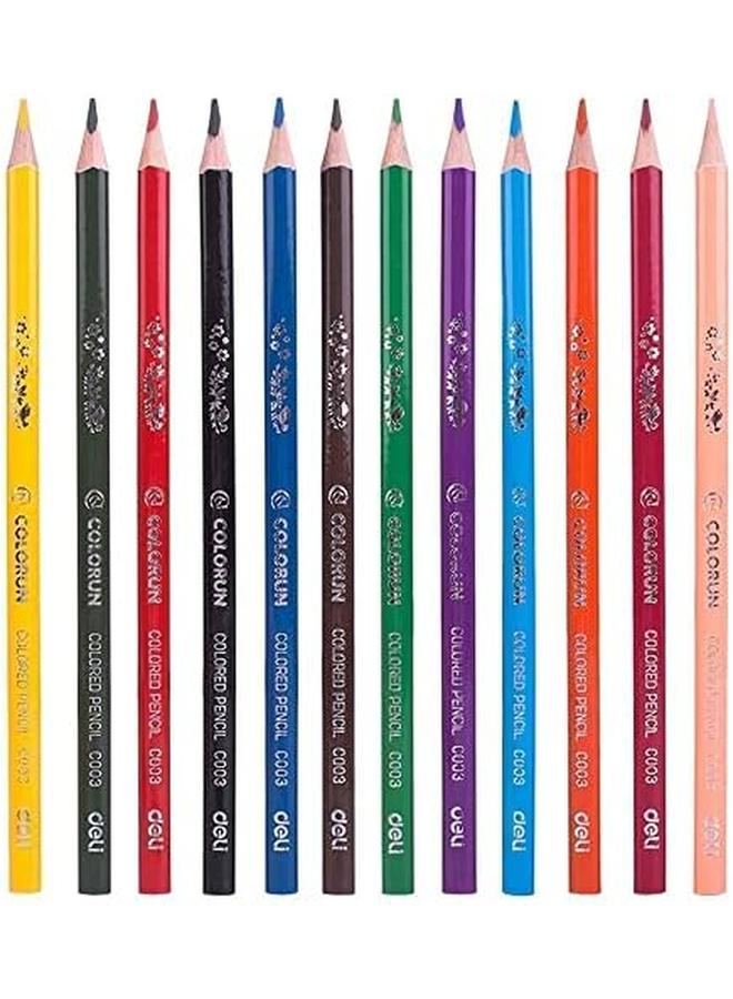 Deli Ec00300 Colored Pencil Good Quality Lead For Smooth Coloring Ec00300 - Image 2
