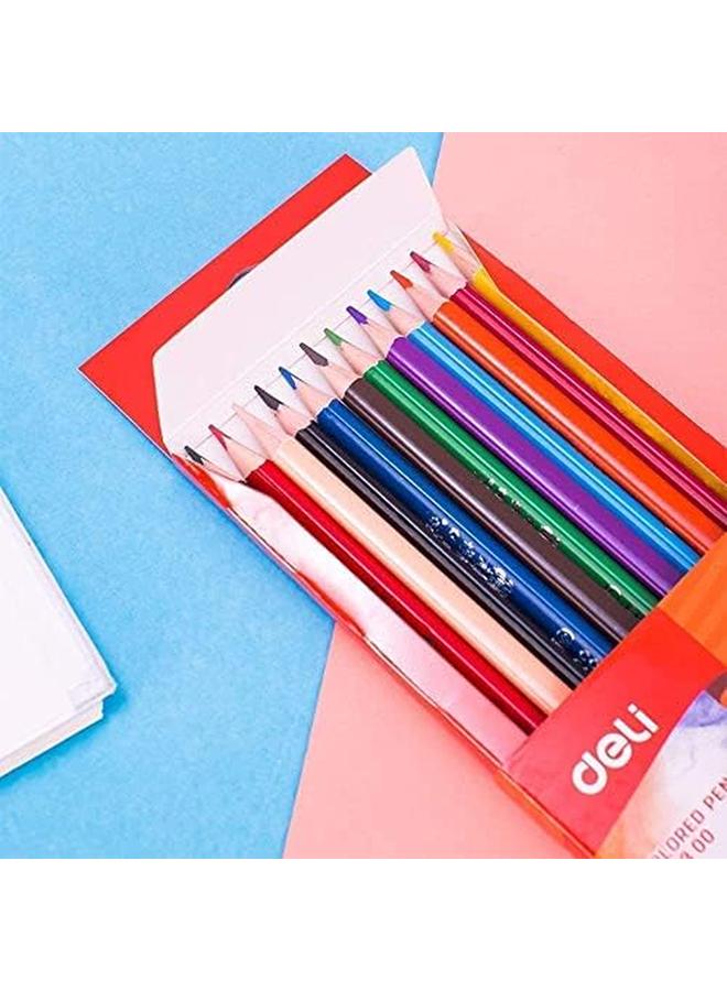 Deli Ec00300 Colored Pencil Good Quality Lead For Smooth Coloring Ec00300 - Image 4