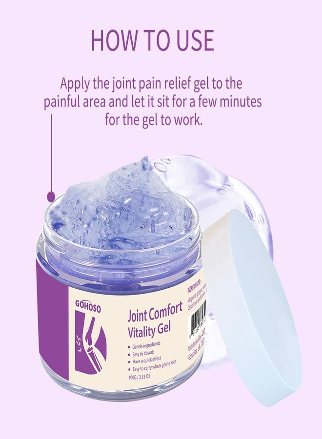 ENVISHA جل مشترك بنفسجي، كريم تدليك مهدئ مع الكركم للظهر والرقبة والمفاصل والعضلات - جل مرطب لأسلوب الحياة النشط - Image 4