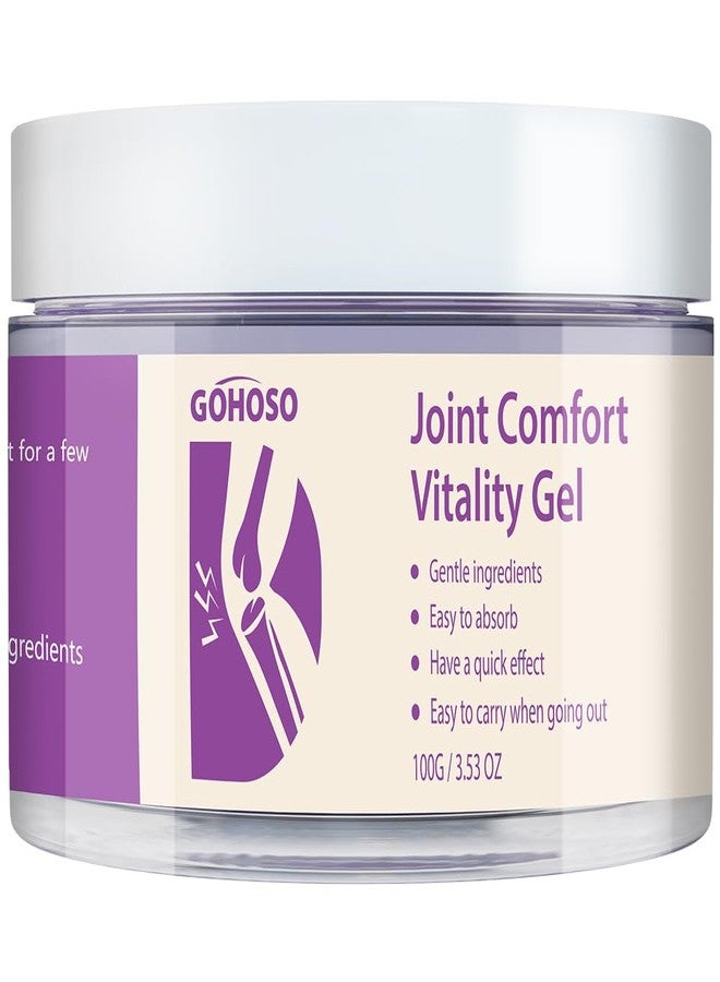 ENVISHA جل مشترك بنفسجي، كريم تدليك مهدئ مع الكركم للظهر والرقبة والمفاصل والعضلات - جل مرطب لأسلوب الحياة النشط - Image 1