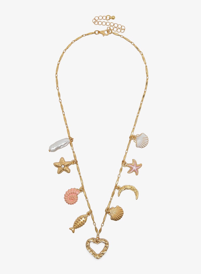 ايلا قلادة سلسلة قلب طبقات - Image 5