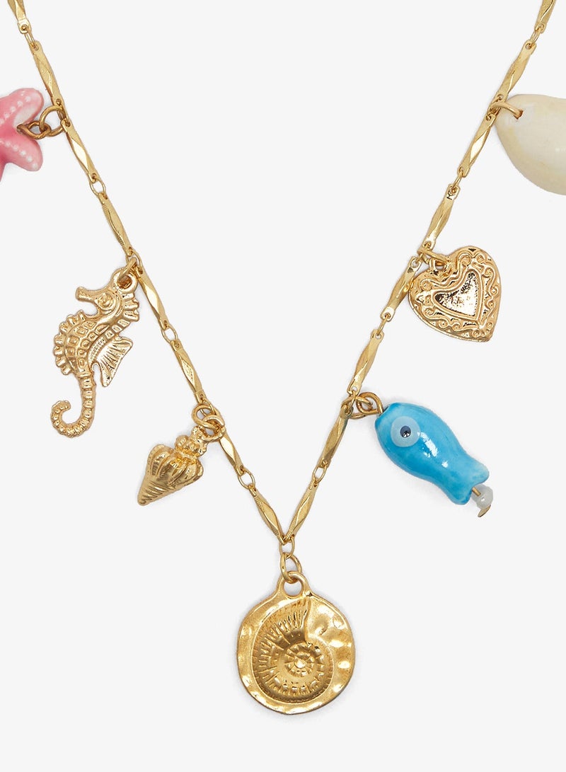 ايلا قلادة سلسلة قلب طبقات - Image 4