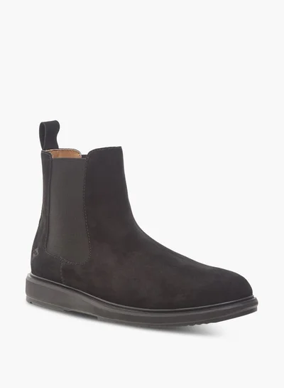 Lee Cooper Men's Solid Slip-On Chelsea Boots with Pull Tab