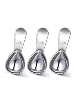 Y&D 3 Pieces Coffee Scoop Stainless Steel Scoops Short Handle Tablespoon Measuring Spoons for Tea Sugar  - Image 1