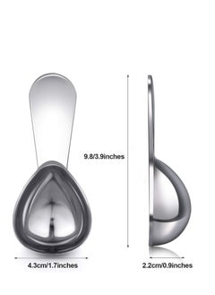 Y&D 3 Pieces Coffee Scoop Stainless Steel Scoops Short Handle Tablespoon Measuring Spoons for Tea Sugar  - Image 2