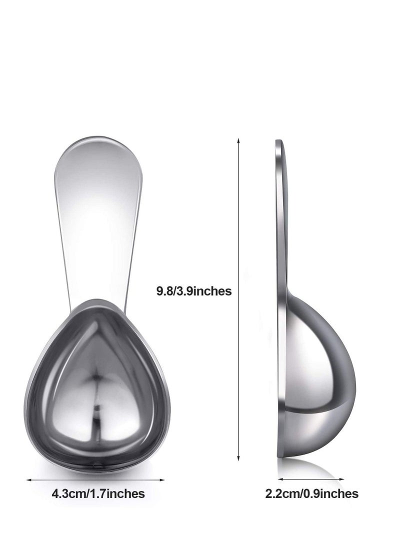 Y&D 3 Pieces Coffee Scoop Stainless Steel Scoops Short Handle Tablespoon Measuring Spoons for Tea Sugar  - Image 2