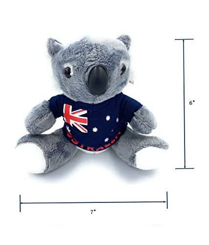 Aeisage Koala Stuffed Animal 6 Inch Plush Koala Bear with TShirt Super Soft Australian Souvenir Gift - Image 5