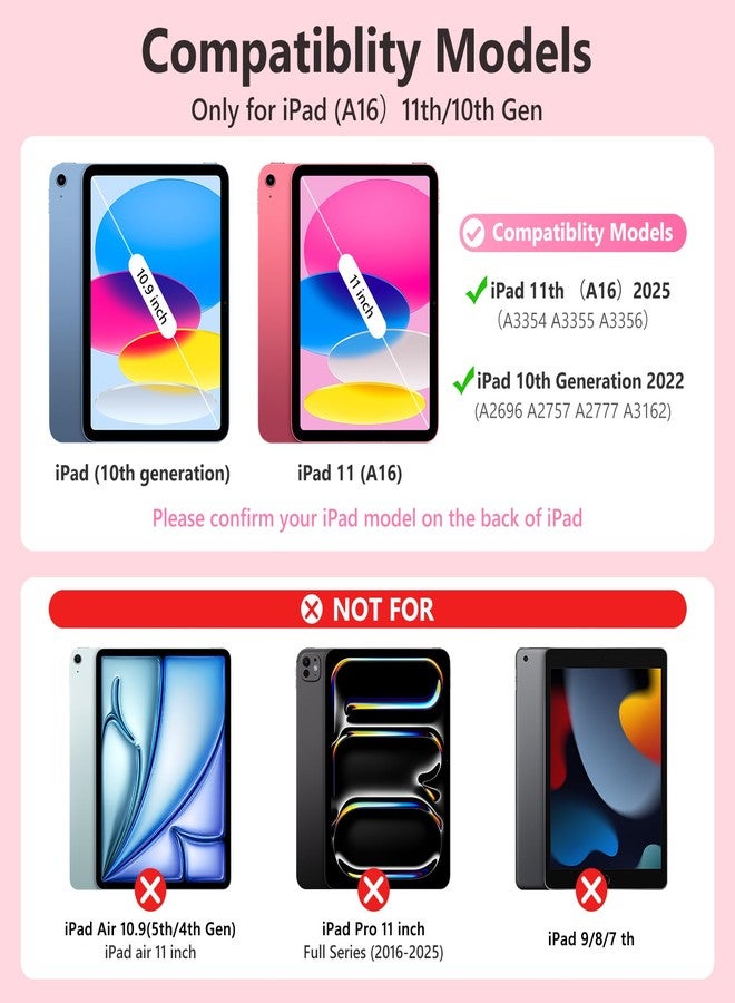 Fuwang Touch Keyboard Case For Ipad (A16) 11Th Generation 11 Inch 2025 &10Th 10.9 2022, 360° Rotate Backlit 10Th With Multi-Touch Trackpad - Image 2