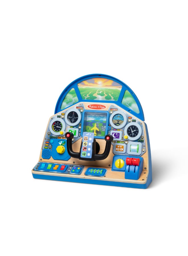 Melissa & Doug لوحة التحكم التفاعلية لطيار الطائرة - Image 1