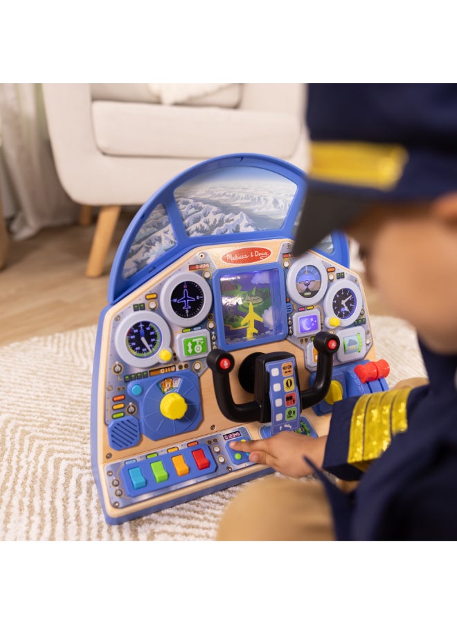Melissa & Doug لوحة التحكم التفاعلية لطيار الطائرة - Image 5