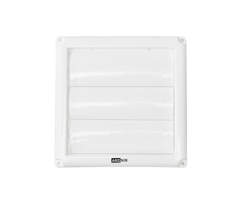 Ardnib 6 Inch Square Vent Cover for Chimney Pipe Outer Air Vent/Cowl - Pack of 1 - Image 1