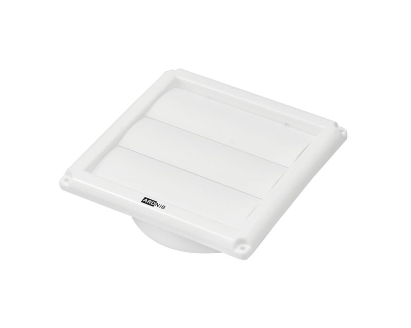 Ardnib 6 Inch Square Vent Cover for Chimney Pipe Outer Air Vent/Cowl - Pack of 1 - Image 3