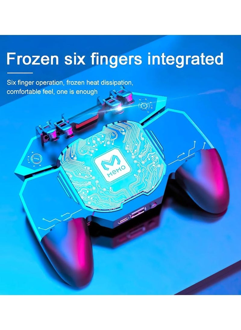 Memo - DL88 Mobile Game Controller Cooling Fan With Pair Of Finger Sleeve - Image 1