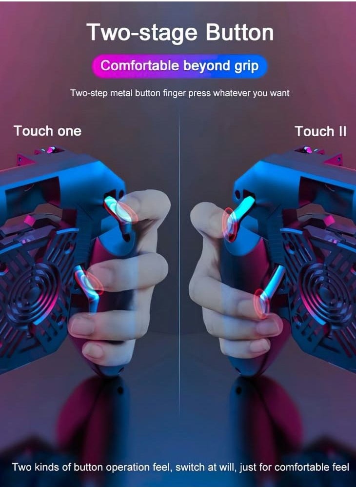 Memo - DL88 Mobile Game Controller Cooling Fan With Pair Of Finger Sleeve - Image 1
