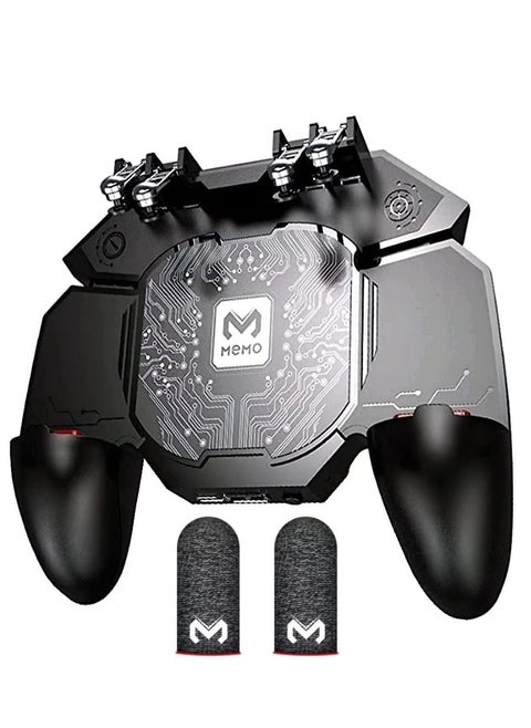 DL88 Mobile Game Controller Cooling Fan With Pair Of Finger Sleeve
