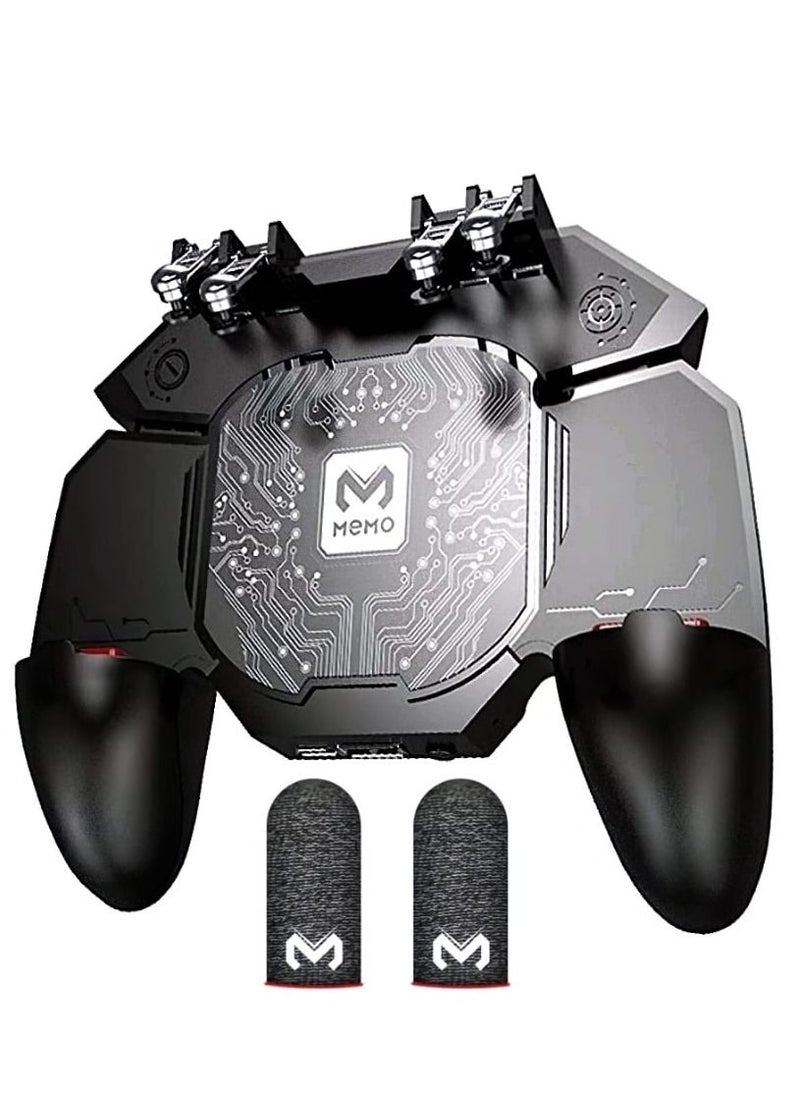 Memo - DL88 Mobile Game Controller Cooling Fan With Pair Of Finger Sleeve - Image 1