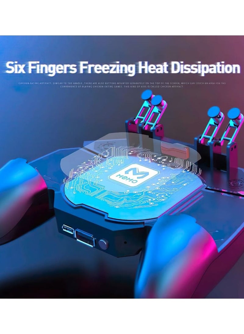 Memo - DL88 Mobile Game Controller Cooling Fan With Pair Of Finger Sleeve - Image 1
