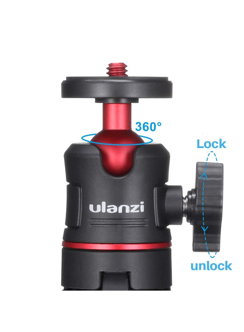 ULANZI MT-08 Extendable Tripod Mount & Handheld Stand for Smartphones (iPhone 11 Series, Samsung, OnePlus, Google) and Compact Cameras (Canon G7X Mark III, Sony RX100 VII, Sony A6400/A6600) - Image 4