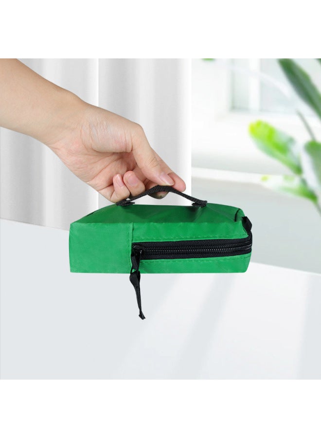 Generic Mini Storage Bag Outdoor 420D Oxford Cloth Emergency Travel First Aid Supplies Storage Bag Waterproof Wear-resistant Unisex-Color:Green English Empty Packet 】 - Image 4