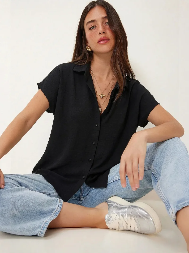 السعادة في إسطنبول ISTANBUL Casual Button-Up Shirt