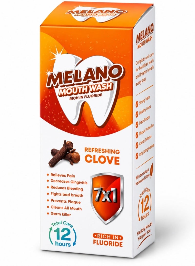 Melano Pharma Mouthwash Rich in Clove 300 ml - Image 1