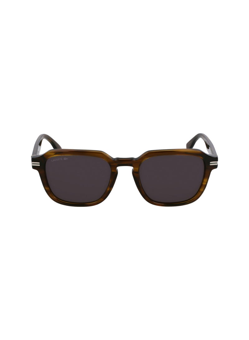 LACOSTE FULL RIM ACETATE ACETATE LACOSTE SUNS L6046S 5220 (275) STRIPED KHAKI - Image 2