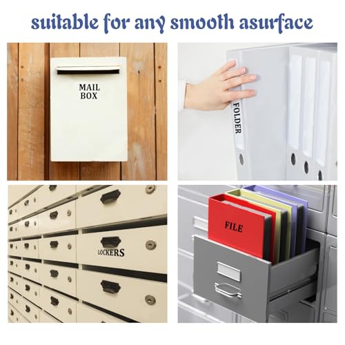 FSiyouda 10 Sheets Black Vinyl Letter Stickers, 1200 Pcs Self-Adhesive Number and Alphabet Stickers, Mailbox Numbers for Signs, Windows, Doors, Home, Business, Address Numbers, 1 Inch - Image 4