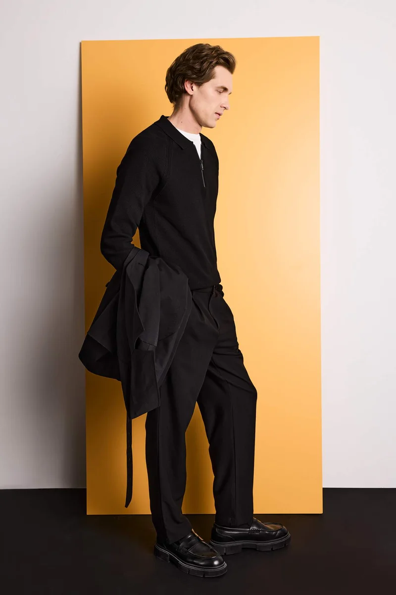 DeFacto Straight Fit Trousers