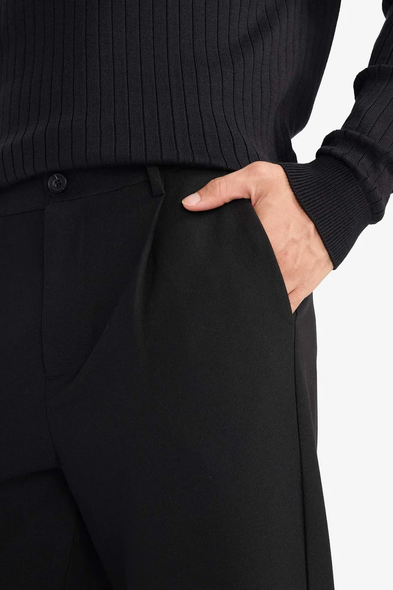 Defacto  Straight Fit Trousers for Men | Best Price UAE