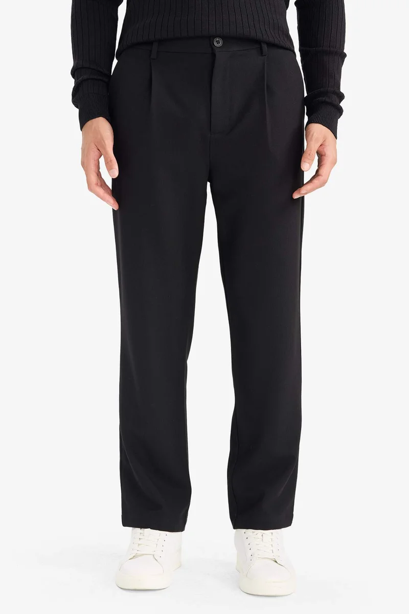 Defacto  Straight Fit Trousers for Men | Best Price UAE