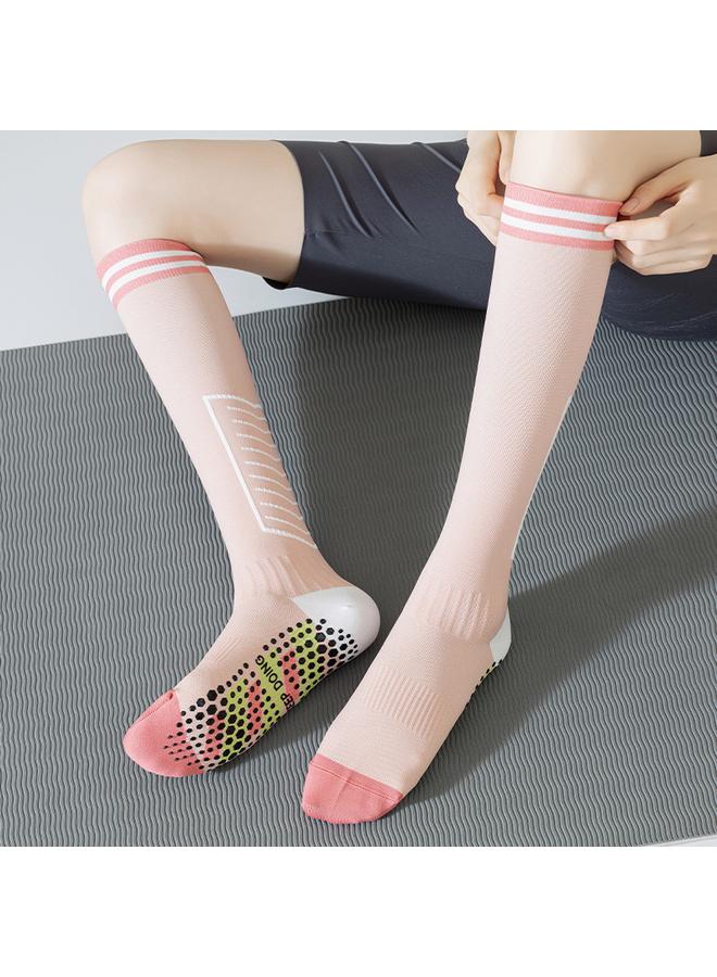 KUYING Compression Socks Women Sports Professional Fitness Yoga Compression Socks Spring And Summer Running Cycling Socks Women's Long Calf Socks - Image 3