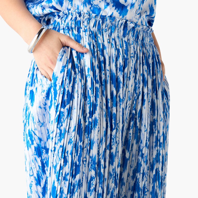 2Xtremz Printed Mid-Rise Wide Leg Pants with Pockets - Image 4