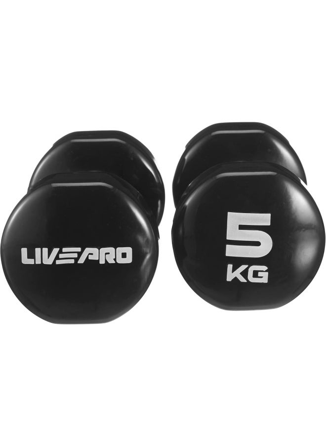 LivePro - Livepro LP8076S Colourful Studio Dumbbell Set - Image 1