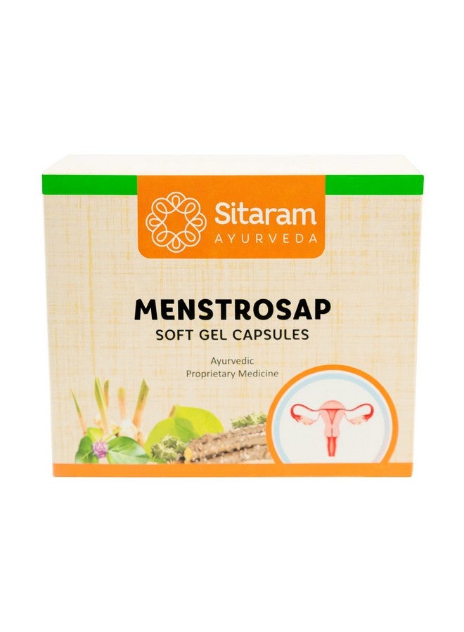 Sitaram Ayurveda Menstrosap Softgel Capsules 100 Nos - Image 1