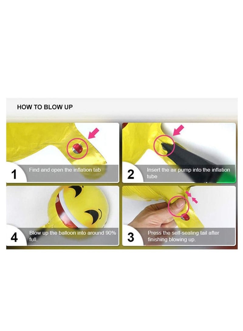 Party Propz Eid Mubarak Gold Foil Balloon Banner - Image 3