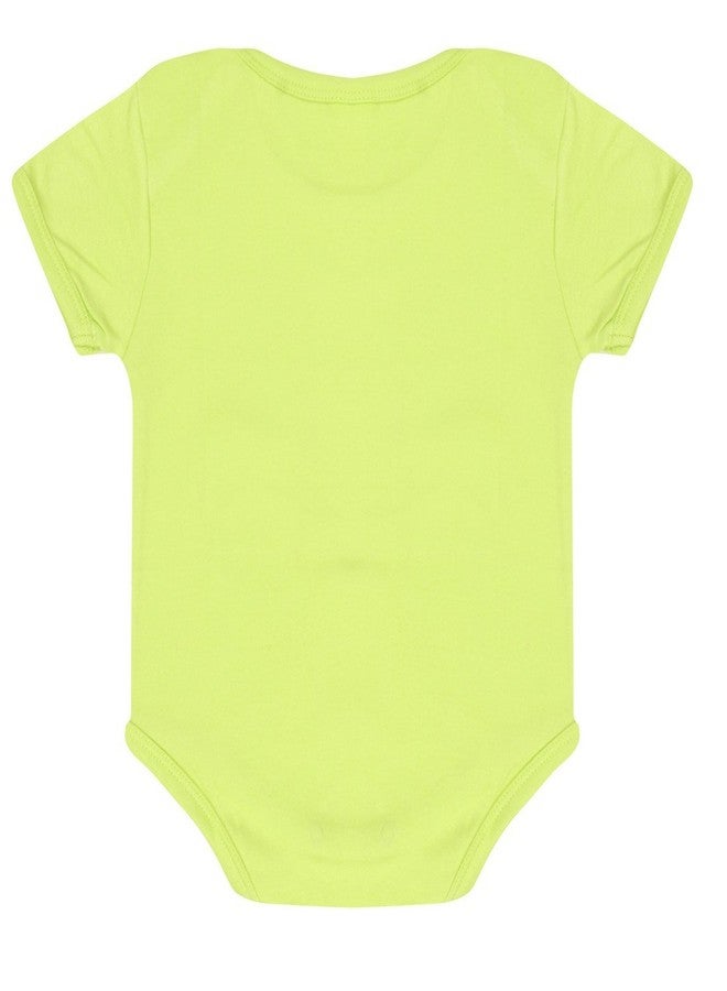 dongli Unisex Soft Cotton Baby Bodysuits (Pack of 3) - Image 4