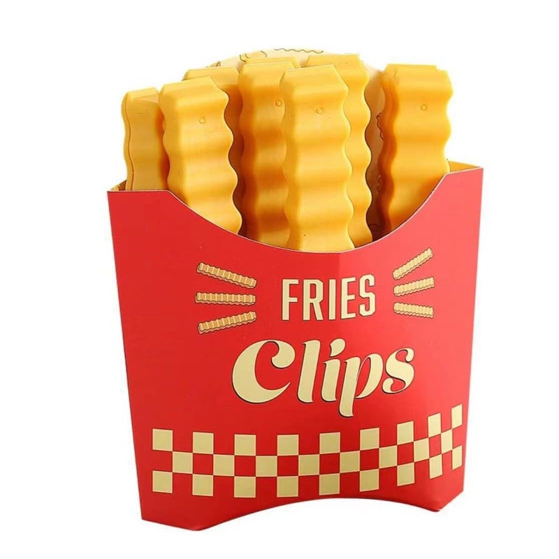 Potato Chip Bag Sealing Clips Magnetic 12 chips (with refrigerator magnets)