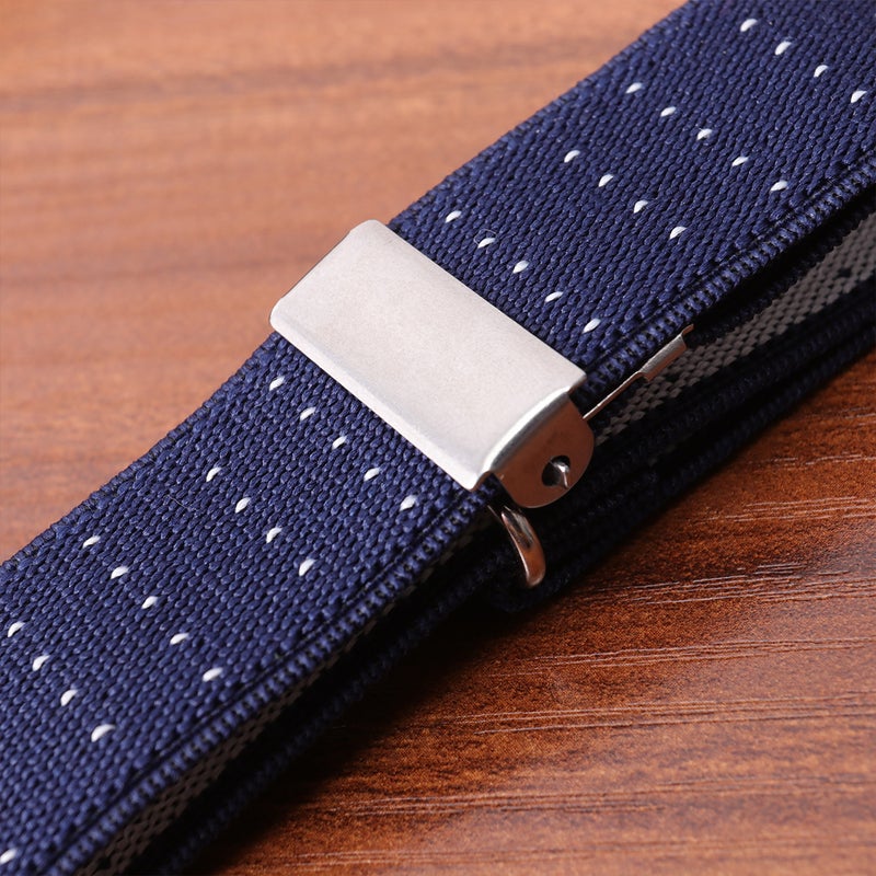 1 Pair 2.5cm Shirt Armband Non Adjustable Unisex Chinlon Beautiful Practical for Women Men ( ) - Image 2