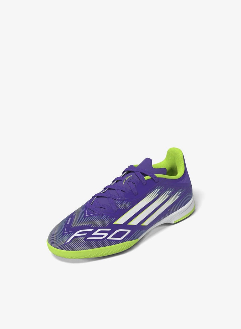 اديداس أحذية كرة قدم للأطفال  ليج في جي يو بنفسجي - Image 1