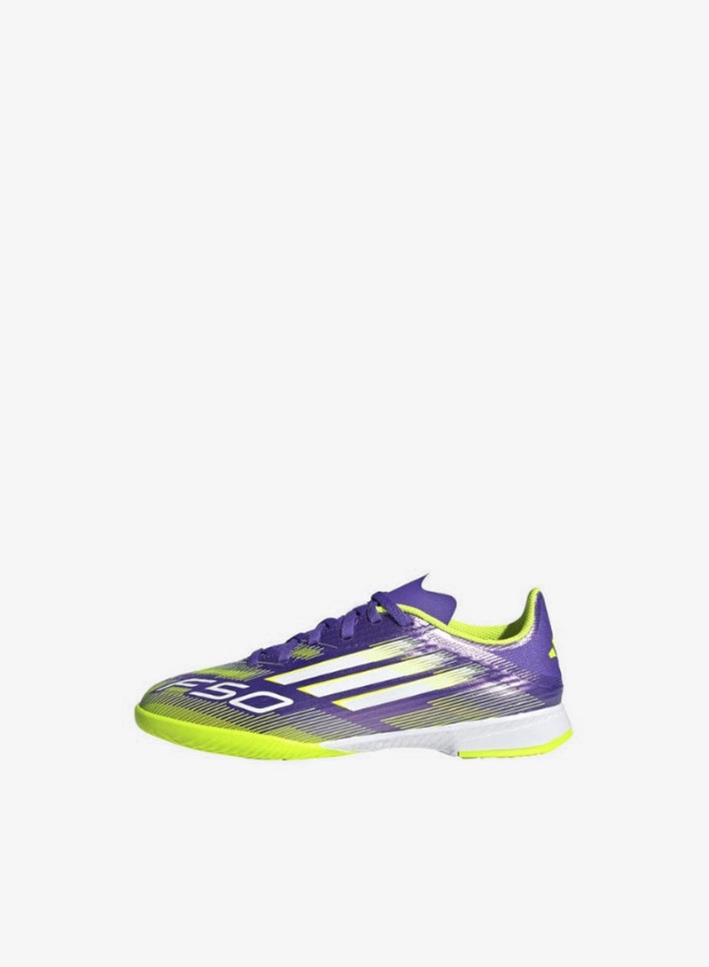 اديداس أحذية كرة قدم للأطفال  ليج في جي يو بنفسجي - Image 3