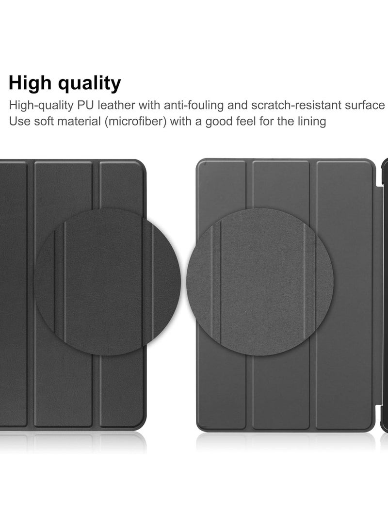 حافظة متوافقة مع هاتف Huawei Matepad SE 10.4 بوصة، حافظة ثلاثية الطي متعددة الزوايا وخفيفة الوزن للغاية لهاتف Huawei Matepad SE 10.4، إصدار 2022 (أسود) - Image 5