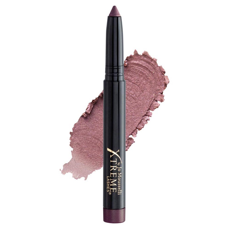Xtreme Lashes Glideshadow Long Lasting Eyeshadow Stick Mauve Satin Finish Lightweight Cream to Powder Makeup No Fallout Lash Extension Safe Hypoallergenic