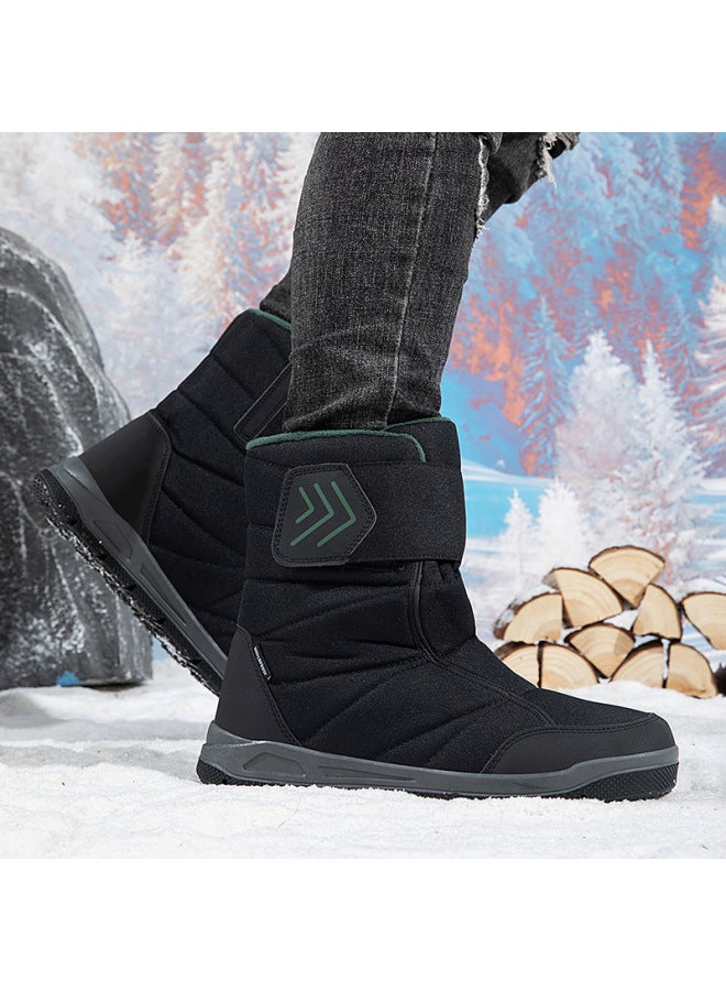 Winter New Boots Thickeneded Couple Snow Boots Fleece-lined Warm Outdoor Snow Shoes Men's And Women's Cotton Shoes