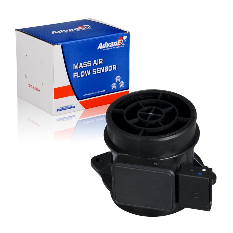 AdvanEX 2816423700 Mass Air Flow Sensor MAF Compatible with Hyundai AccentTiburonSonataElantraTucson Kia OptimaRioRio5RondoSpectraSpectra5Sportage Replaces 2816425000 5WK96491